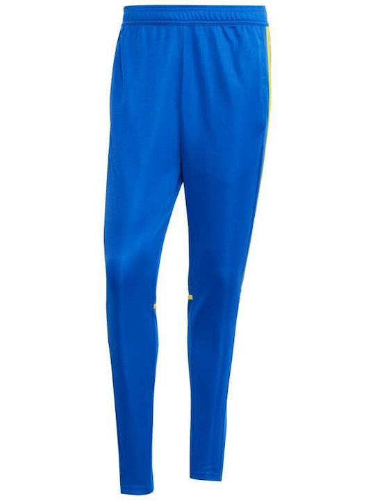 Squadra Sweatpants Glossy without Elastic Blue And Yellow
