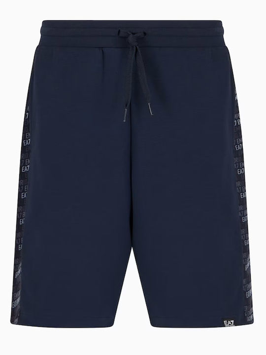 Pantaloni Scurți Bărbați Regular Fit Albaștri