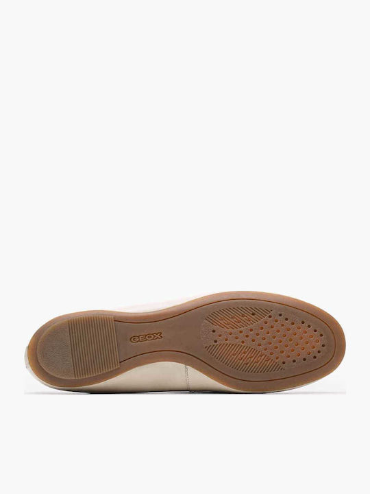 Leather Ballerinas Palmaria Beige