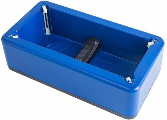 Automatischer Schuhüberzieher-Spender Blau