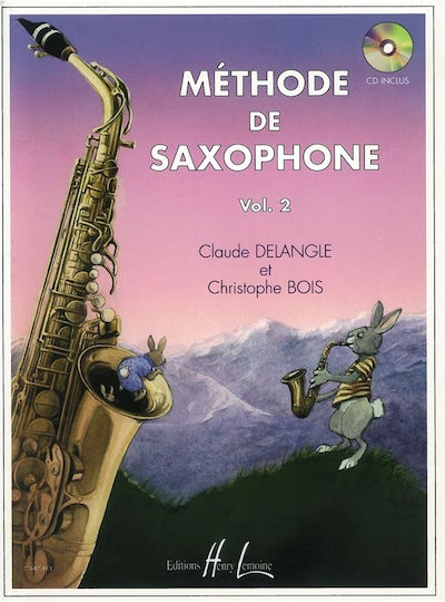 Delangle & Bois Methode De Saxophone Vol.2 & Cd