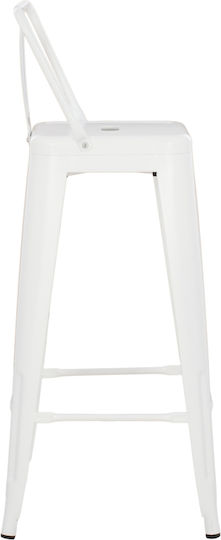 Табуретка Бар За външна употреба Melita-pro Белият шахмат 1бр 42x42x100см