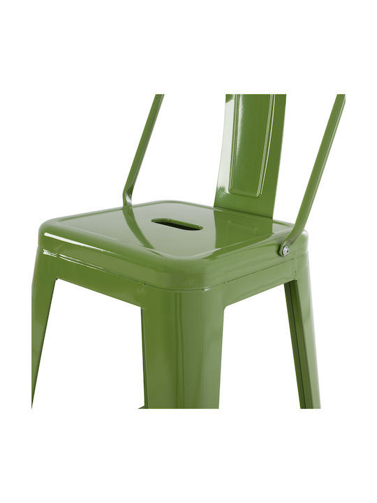Stool for Bar Outdoor Melita-pro Light Olive Green 43x43x88cm