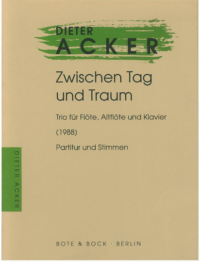 Acker Trio Fur Flote Altflote & Klavier