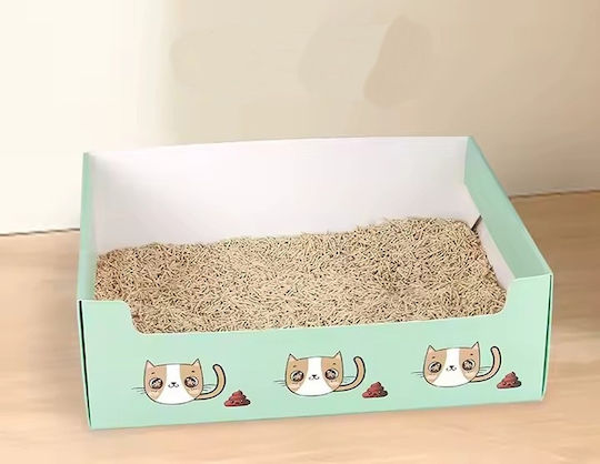 Cat Basin Green L38 x W29.5 x H12cm