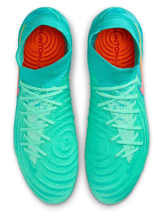 Nike Phantom Luna 2 Elite Ποδοσφαιρικά Παπούτσια με Τάπες AG-Pro Τιρκουάζ