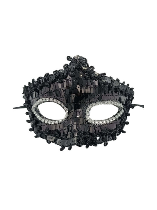 Venezianische Paillettenmaske 5 Farben