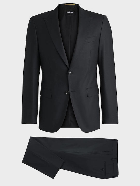 Men's Winter Suit Slim Fit Black