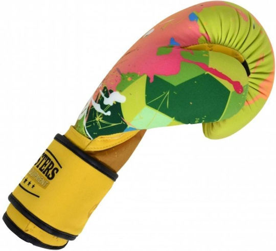 Sport Masters Boxhandschuhe für Kampf Gelb