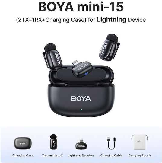 Boya Mini 15 Wireless Microphone for Mobile