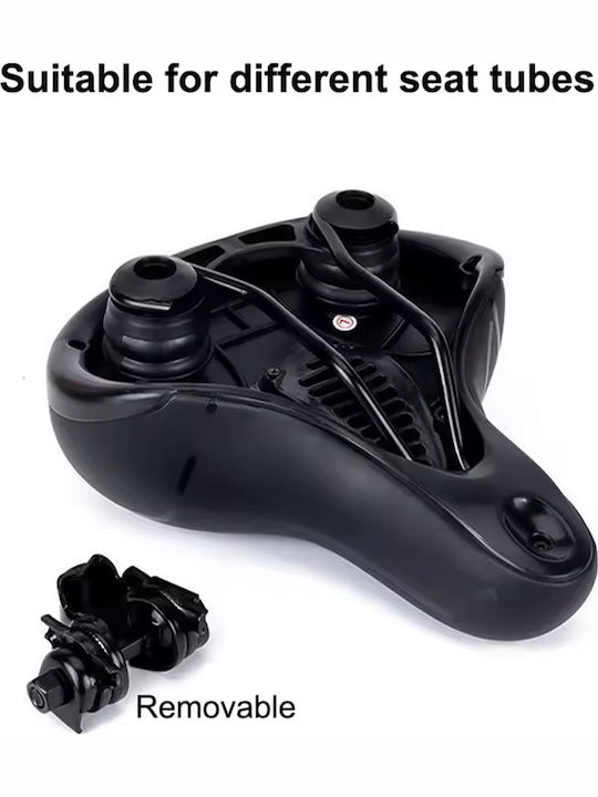 Black Bicycle Saddle City