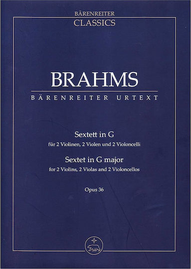 Brahms Sextet In G Major Op.36 Pocket Score