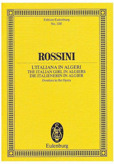 Rossini Italian Girl In Algiers Overture Pocket Score