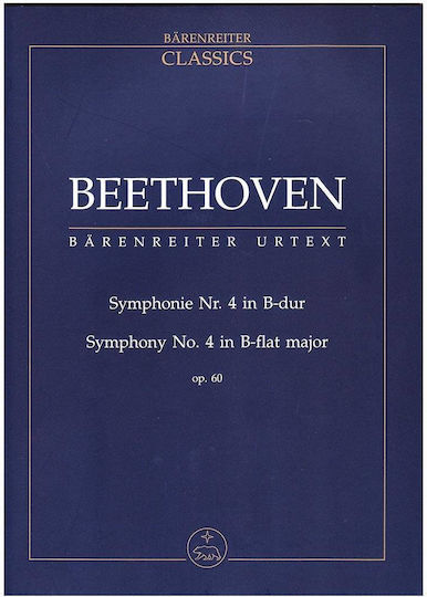 Beethoven Symphony Nr.4 In Bb Major Op.60 Pocket Score