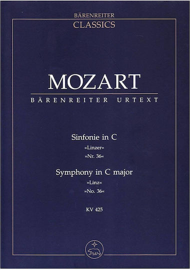 Simfonia Nr.36 în Do Major de Mozart Partitură de Buzunar