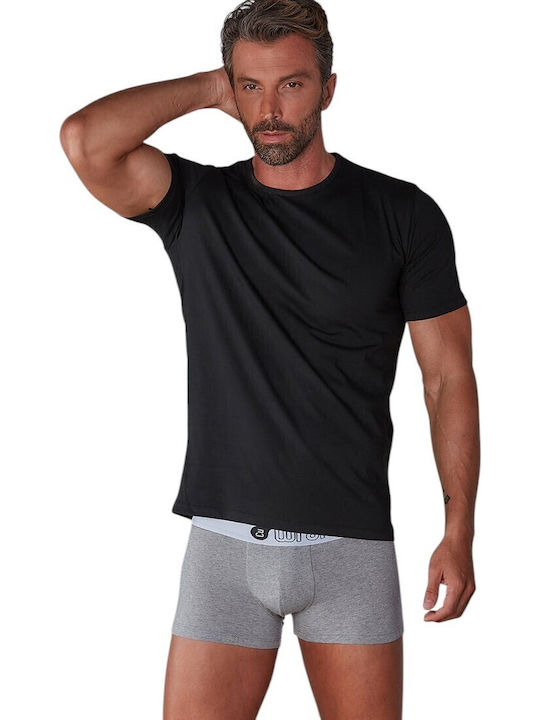 Men's Undershirt Short-sleeved Black