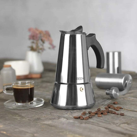 Moka Espresso Maker Stove Beem 300 Ml Stainless Steel