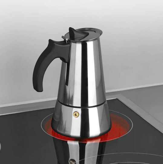 Moka Espresso Maker Stove Beem 300 Ml Stainless Steel