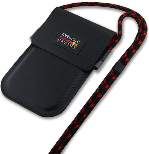 Red Bull Pu Carbon Phone Bag Black