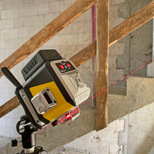 Cross Laser Level Nivel System Cl3r 3d Multifunctional Red Laser 3 Laser Planes 360 Degrees