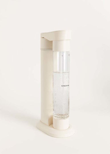 Aparat de făcut apă carbogazoasă Create Soda Maker Studio 1 Litru Crem
