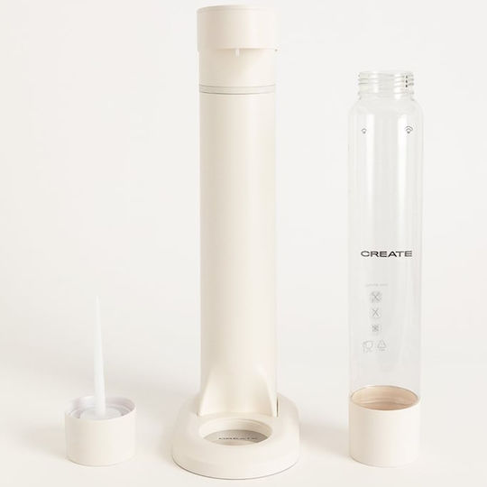 Aparat de făcut apă carbogazoasă Create Soda Maker Studio 1 Litru Crem