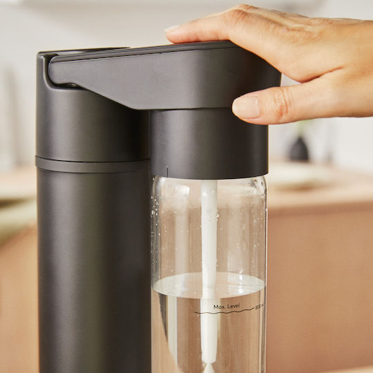 Aparat de făcut apă carbogazoasă Create Soda Maker Studio 1 Litru Negru