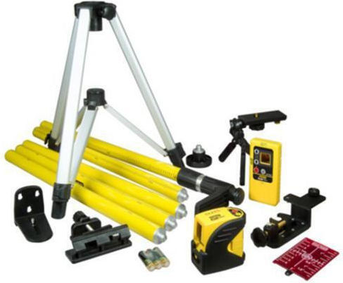 Stanley Fatmax Αυτορυθμιζόμενο Γραμμικό Αλφάδι Laser Κόκκινης Δέσμης με Εύρος Εργασίας 15m