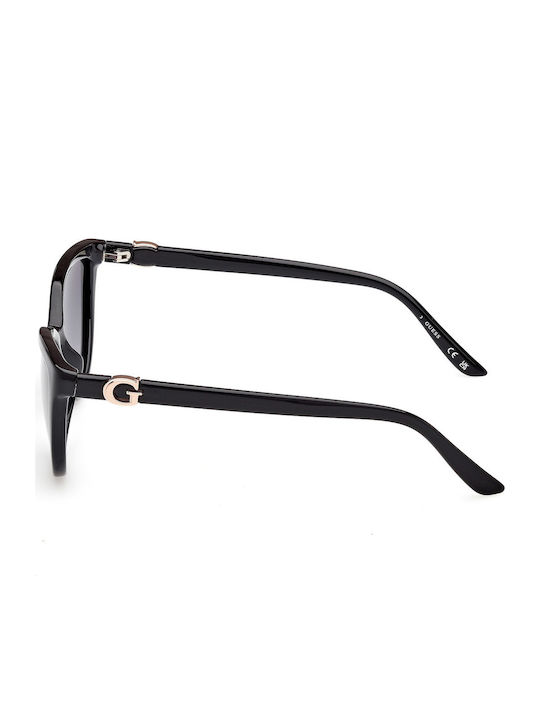 Guess Feminini Ochelari de soare cu Negru Cadru și Gri Degrade Lentilă GU00189 01D