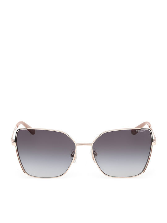 Guess Ochelari De Soare Pentru Femei Cu Ramă Metalică Neagră Și Lentile Gri Degrade GU00192 32B