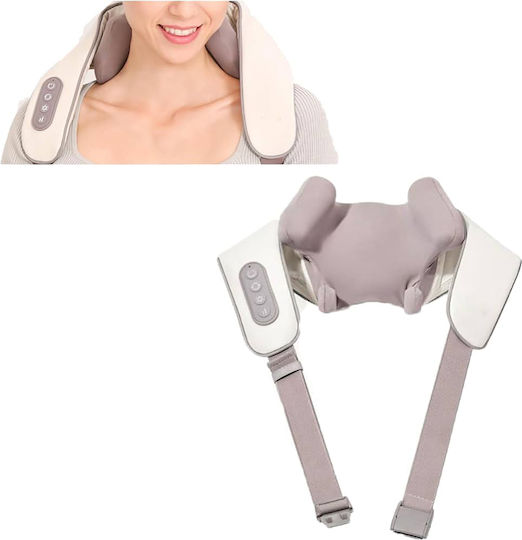 Massage Device Shiatsu for the Neck, the Back & the Legs with Heating Function White
