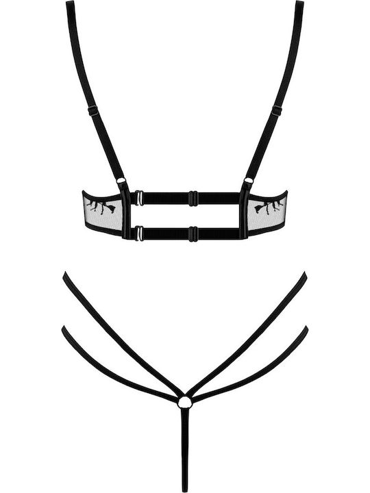 Beauty Night Sexy Bodysuit Negru