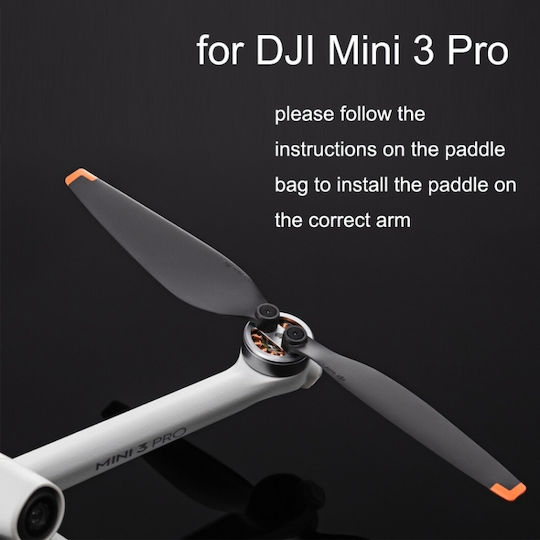 Original Title: Γνήσια Προπέλα Ζευγών Dji Mini 4 Pro Mini 3 Pro Μαύρο

Translated Title: Original Propeller Pair DJI Mini 4 Pro Mini 3 Pro Schwarz