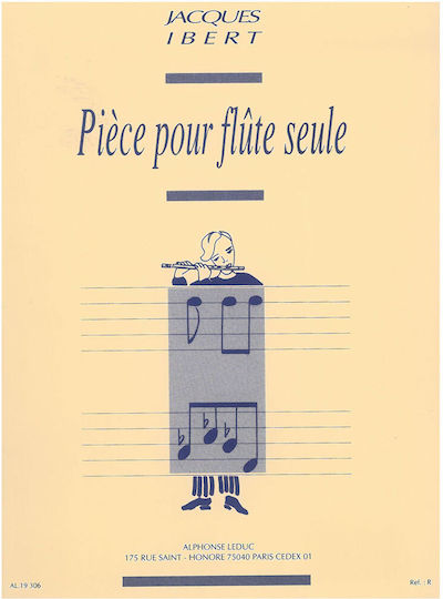 Ibert Piece Pour Flute Seule