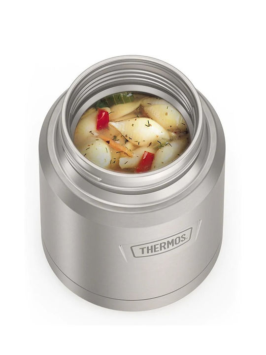 Thermos Δοχείο Φαγητού Inox Θερμός Γκρι 470ml