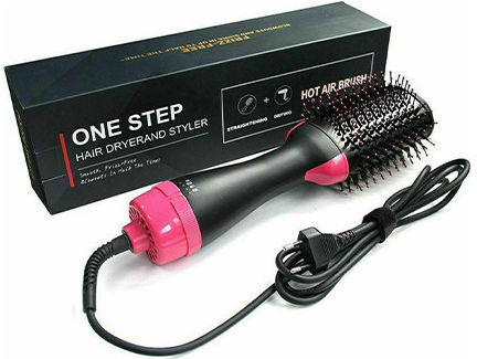 Electric Brush with Air for Straightening and Curls 1000W