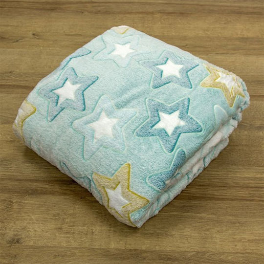 Lino Home Одеяло Флийс Светещо Mint 160x220cm