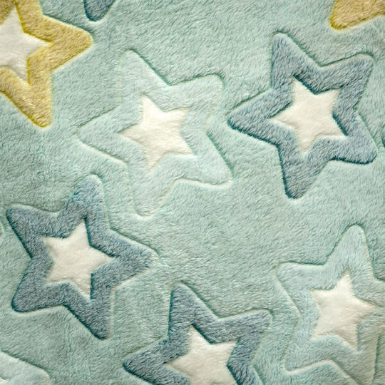 Lino Home Одеяло Флийс Светещо Mint 160x220cm