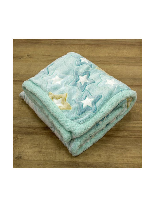 Lino Home Одеяло Флийс Светещо Mint 160x220cm