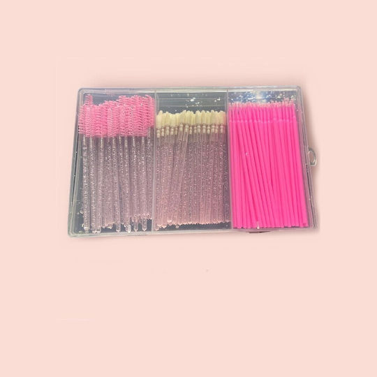 Σετ 150 Βουρτσάκια Eyelash Extensions Κασετίνα