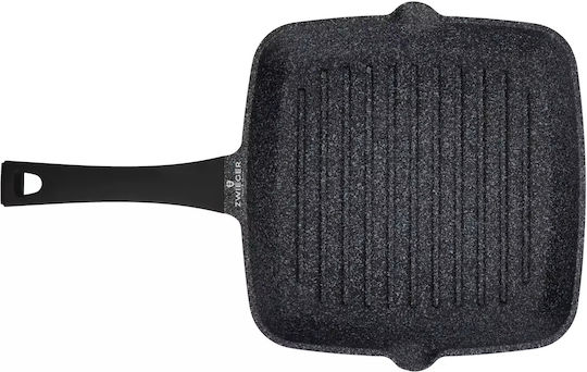Zwieger Pan aus Druckguss-Aluminium mit Steinbeschichtung 28cm