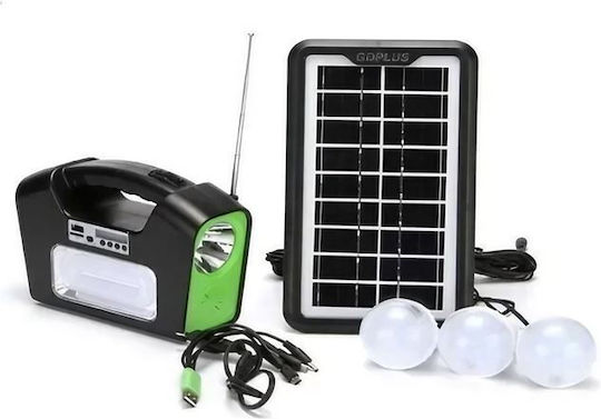 Sistem De Iluminat Solar Cu Obiectiv 3 Becuri Și Încărcător USB 105673