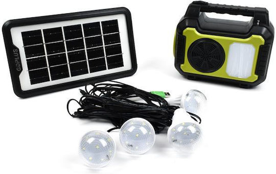 Autonomous Solar Lighting System with Light System , Radio , Charger & Flash Light 105996