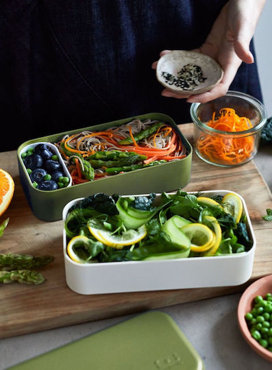 Monbento Mb Original Кутия за обяд Пластмаса Бежов Подходяща за микровълнова фурна 1бр