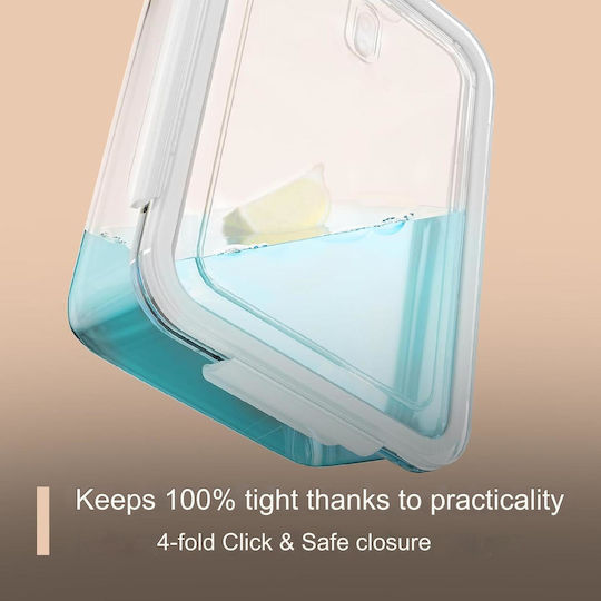 CLASSBACH Set Cutii De Prânz Din Sticlă Transparente 2 Bucăți
