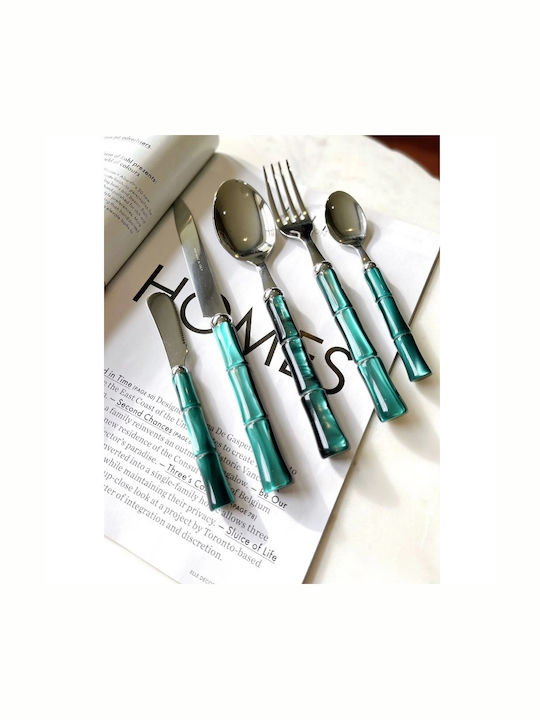 Rivadossi Sandro Bamboo Cutlery Set Stainless Green 24pcs
