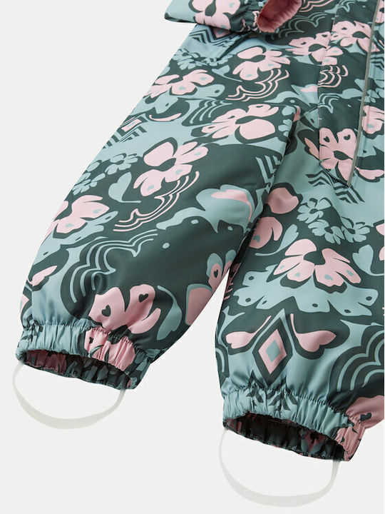 Reima Baby Bodysuit for Going Out Long-Sleeved Green-Pink