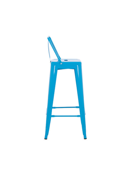 Stool for Bar Outdoor Melita-pro Blue 42x42x100cm