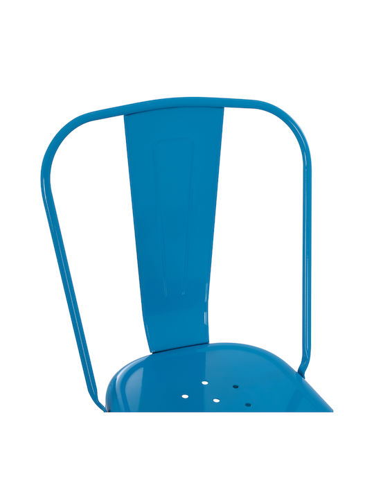 Melita-pro Dining Room Metallic Chair Blue 44x47x84.5cm