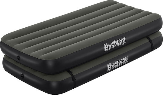 Bestway Aufblasbares Camping-Luftmatratze Einzel 188x99x25cm Grau